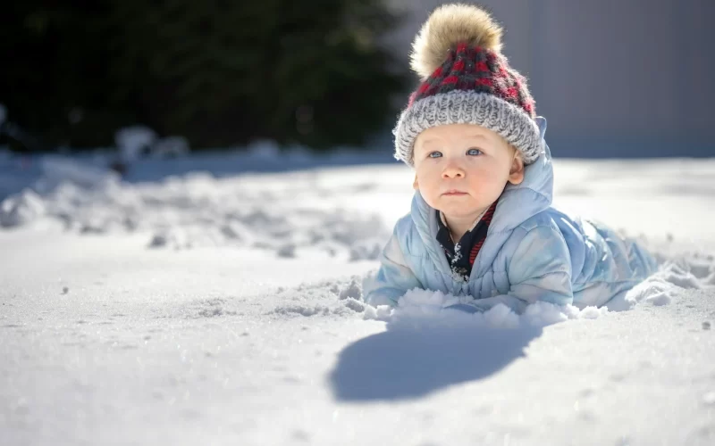 Baby in Snow