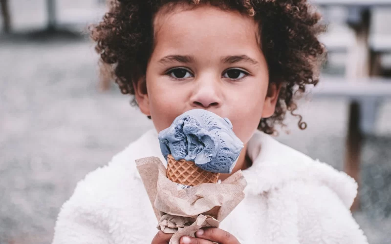 Kid eating Ice Cream