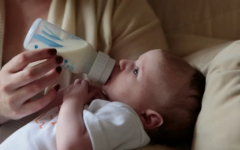 Baby Drinking Milk