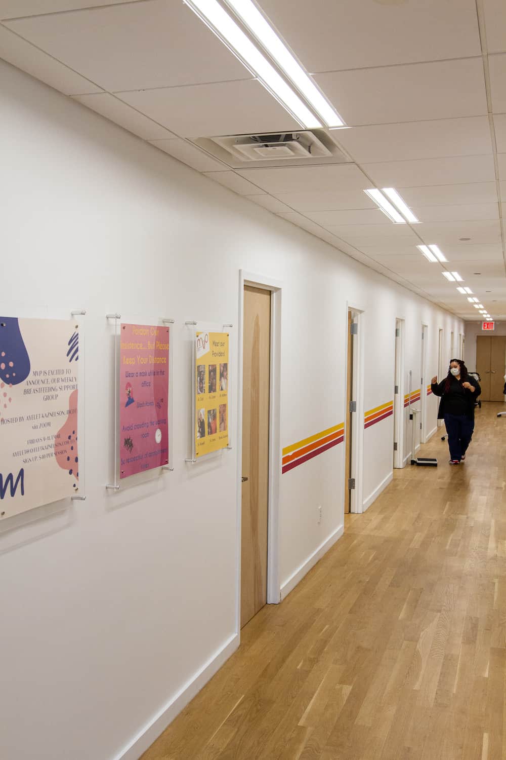 hallway of Manhattan Valley Pediatrics